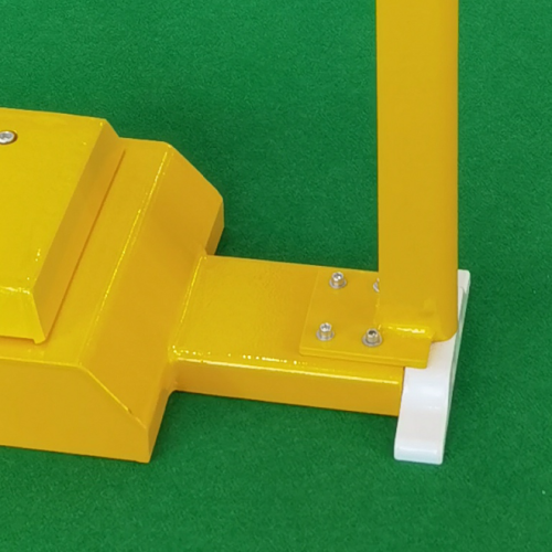 Portable Yellow Cast Iron Badminton Post System