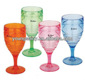 44440 high quality and durable plastic wine glass