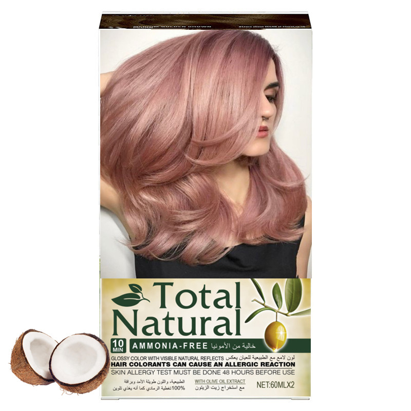 Pastel Hair Color Rose Gold