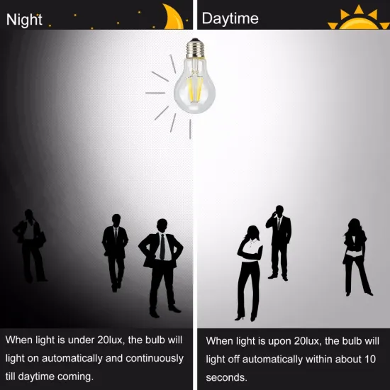 LED 4w 6w E26 E27 B22 day stairs night light motion sensor led bulb