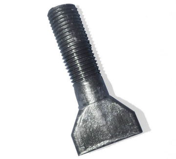 Black Oval Head Bolt and Carbon Steel Bucket Type Bolt for Ball Mill Liner Plate and Mill Liners
