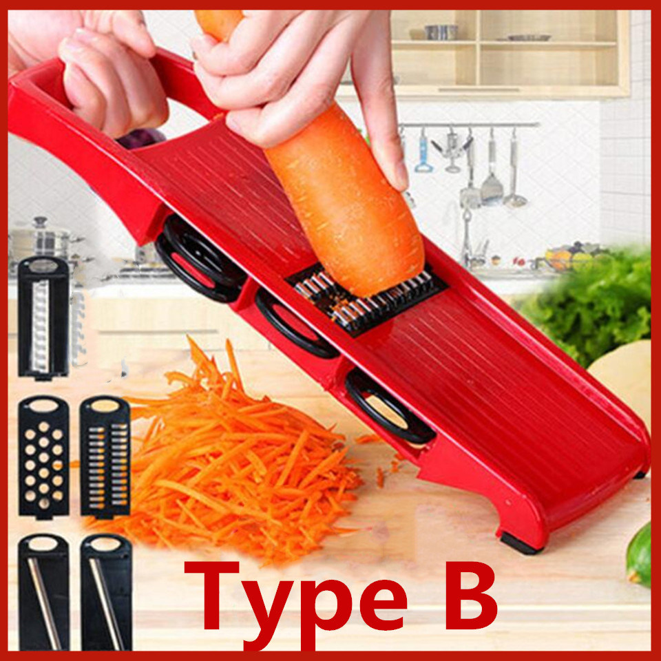 Vegetable Fruit Cutter with Steel Blade Mandoline Slicer Potato Peeler Carrot Cheese Grater vegetable slicer Kitchen Accessories