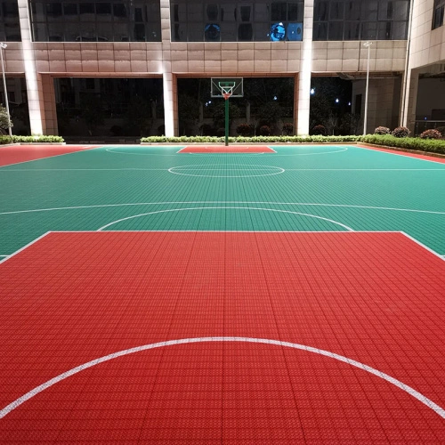 Hot Sales Red Modular Outdoor Basketball Court /Portable Tennis