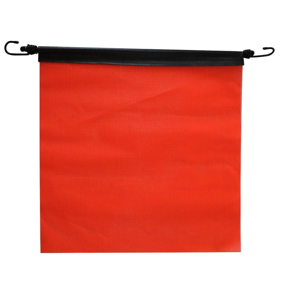 red oversize load flags