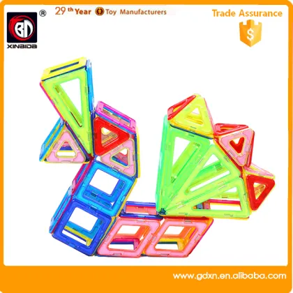 Hot sell educational toys playmags magnetic block 71 PCS
