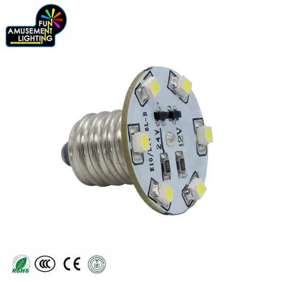 AC 24V Waterproof Discolored LED Point Light for Funfair Amusement Lamp Lights (E10/E14)