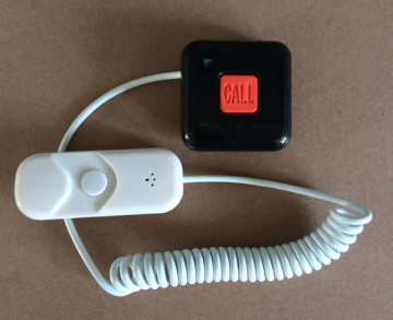 Hospital Wireless Patient Calll Button with 2-Key Hand Shank Transmitter