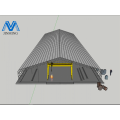 Entrepôt de bâtiments en acier hangar en métal bon marché