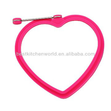 2014 new design star shape food safety silicone egg ring  cake tool