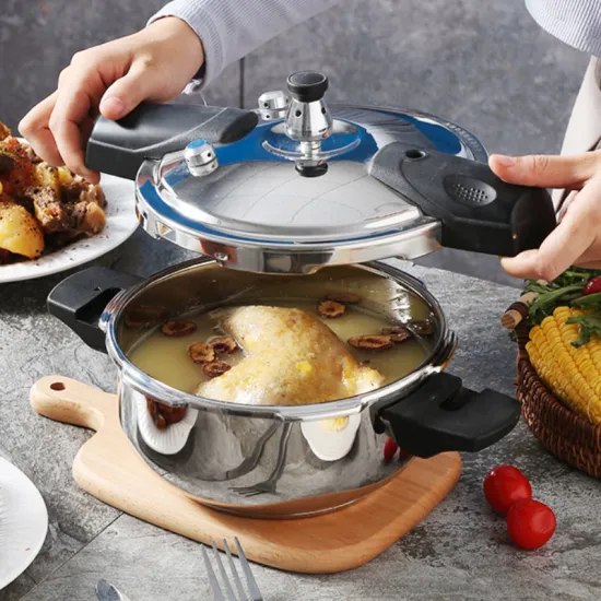 Stainless Steel Gas Cooker with Large Capacity Pressure Cooker