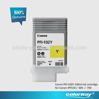 130ml 100% Original canon PFI-102 ink cartridge