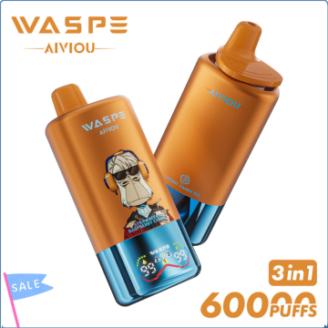 60000 Puffs Waspe Triple Flavors Hot Sale Germany