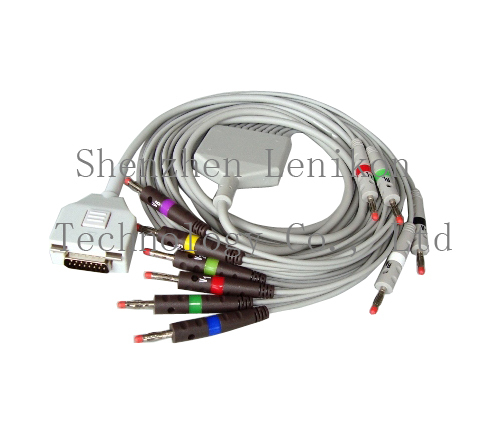 GE ME 10 leads banana EKG Cable