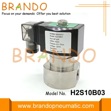 70bar 3/8'' High Pressure Stainless Steel Solenoid Valve