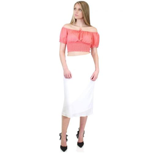 Crop Top met Pofmouwen