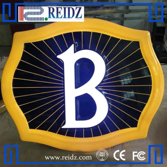 led light box display for bar