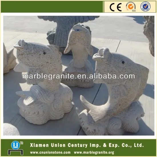 Stone Garden Fish Statues