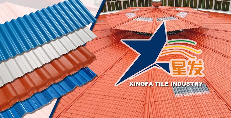 Advanced material wall sheet pvc plastic roof tile