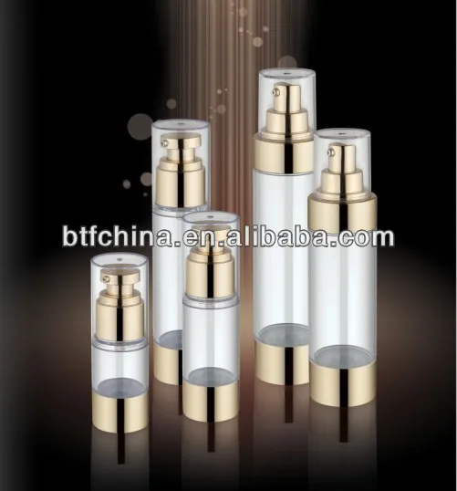 gold aluminum AS airless bottle