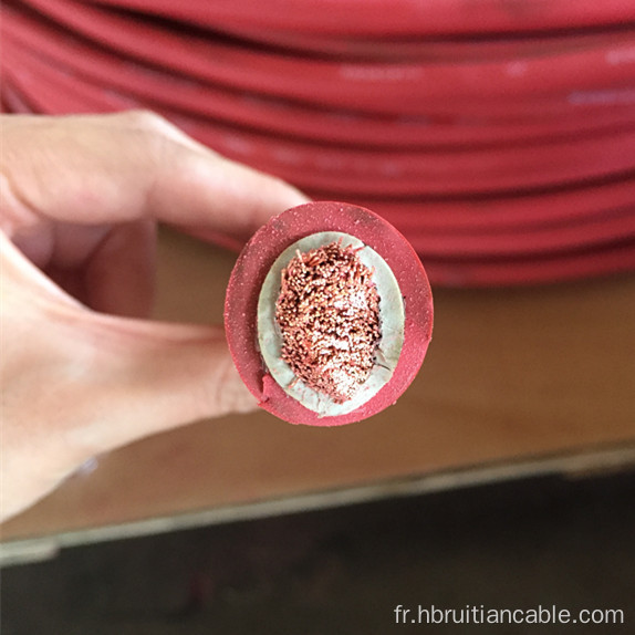 Câble de soudage isolé en caoutchouc en silicone