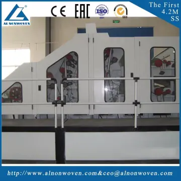 highly stable ALSL-2000 nonwoven carding machine cotton wool carding machine
