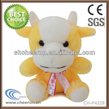 Stuffed animal plush cow