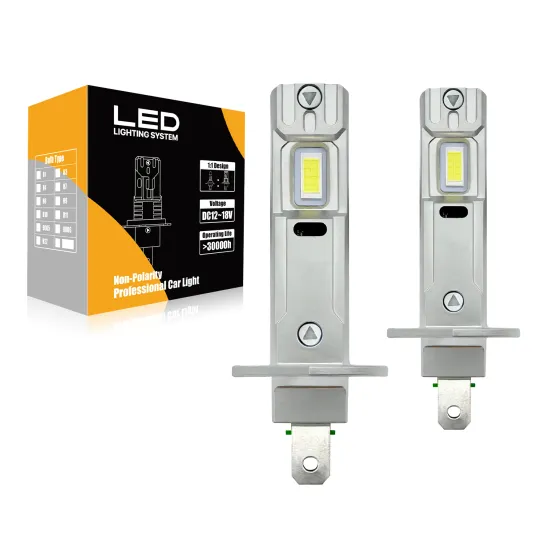 Leishen Factory H1 H3 LED Headlight Bulb - White CSP, Large Light Source, Mini Size, Mute