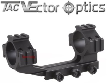 Vector Optics Hydra Tactical 35mm One Piece Riflescope Mount Ring with 3 Rails