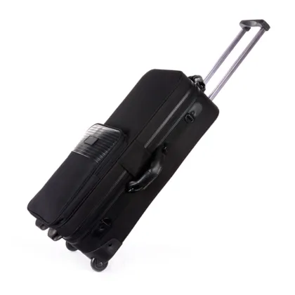 Sax Saxophone trolley travel bag case box, roller wheeled musical instruments equipments gear gig carry carrier backpack bag