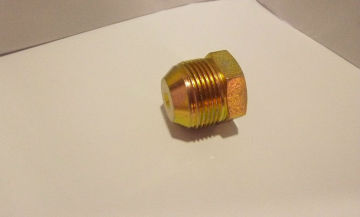 Carbon steel JIC 74degree cone flared tube adaptors male cone plug