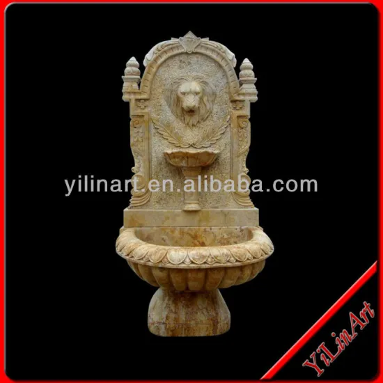 Lion Head Wall Marble Fountain YL-W073