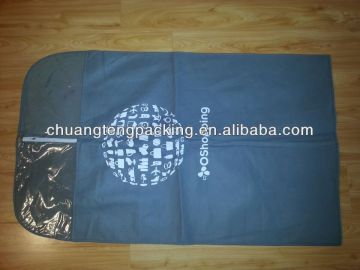 fashion foldable non woven fabric zipper garment bag