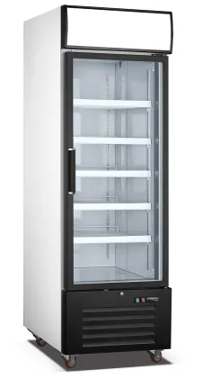 Supermarket Beverage Coolers: Milk, Pepsi, Red Bull, and Energy Drinks Refrigerator