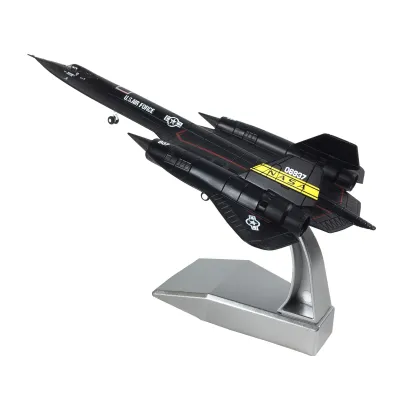 1:144 Scale Diecast SR-71 Blackbird Aircraft Model Toy for Collection