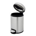 3L Round Stainless steel Soft close waste bin