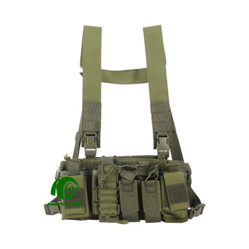 Tactical Molle Chest Rig Bag - Lightweight Universal Vest Pack for Radio