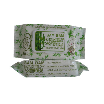 Wholesale Family Use Multi-Purpose Bamboo Cleaning Wet Wipes