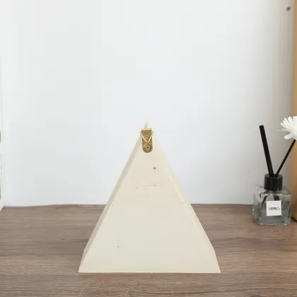 Triangle Wood Garden Ladybugs Carpenter House Bee Hotel Insect House Bee House for Garden