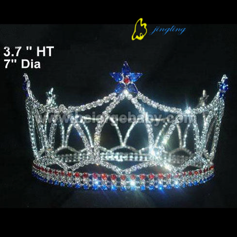 Full round star custom patriotic crowns