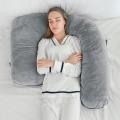 L-Shaped Pregnancy Pillow for Side Sleeping