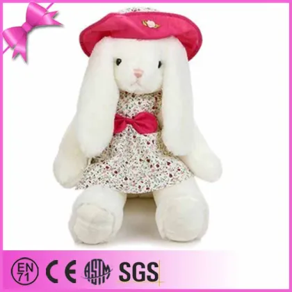2014 toys direct sell china foshan custom plush toys OEM toys princess rabbit