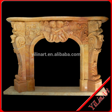 Cheap Marble Stone Fireplace,Indoor Used Fireplace Mantel