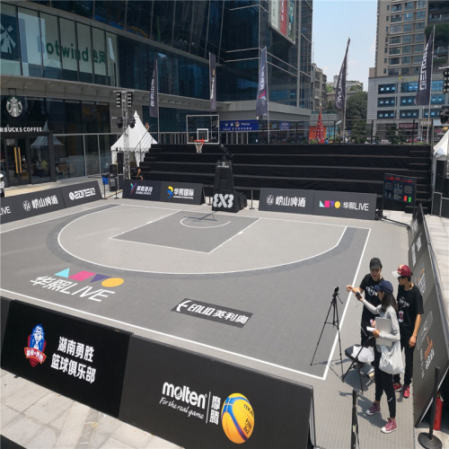FIBA Approved outdoor basketball court floorings