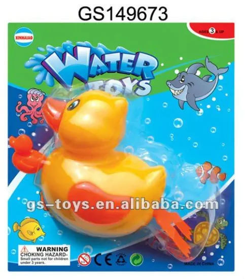 Water Toy Pull Line Duck