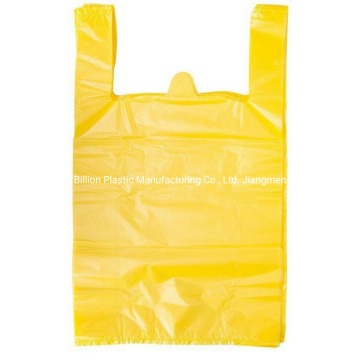 Printed Plastic Thank You Packaging Carrier T Shirt Shopping Bag