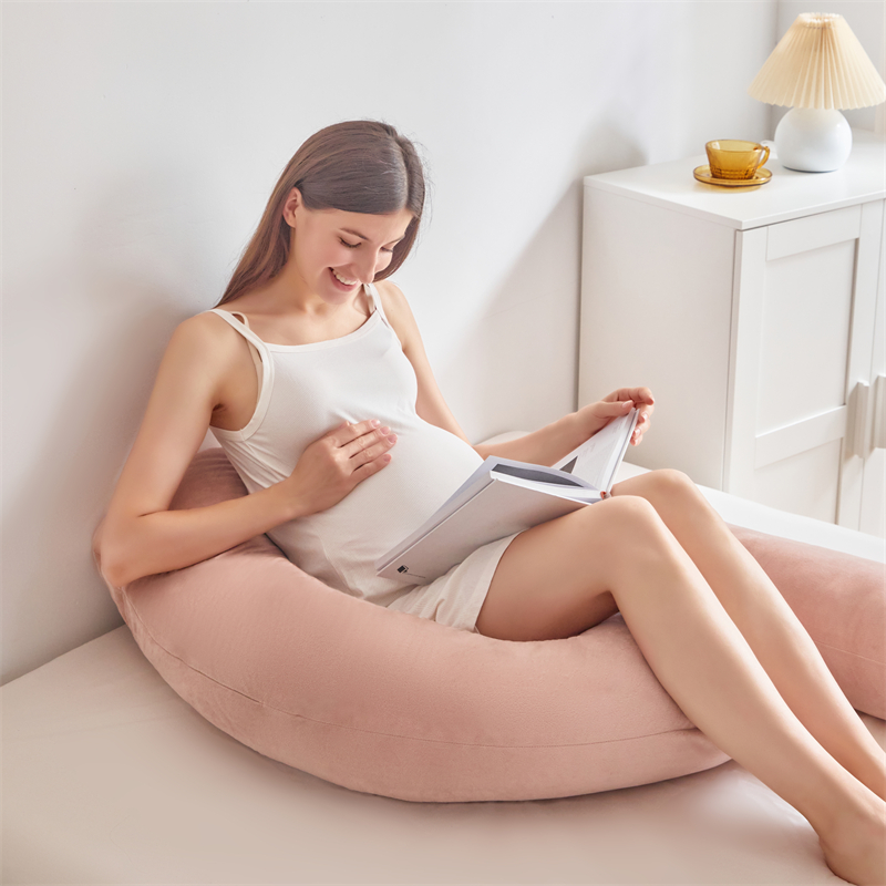 快適なサポートバックヒップの脚腹側の睡眠枕妊娠母性女性のための妊娠