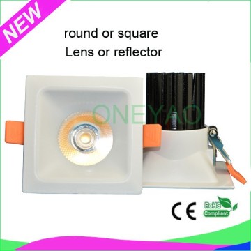 5w 7w 12w 30w 50w 60w dimmable white square led downlights