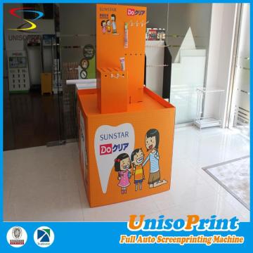 water proof polypropylene cardboard display stand food display floor display