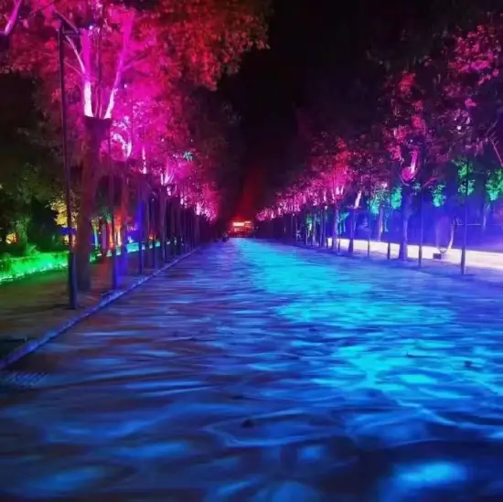 30W/50W outdoor waterproof water wave effect Ripple projector light for decorating
