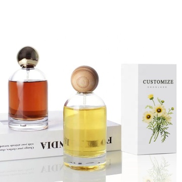 ONO Creative Unique Circular Glass Perfume Mist Spray Bottles 30ml 50ml 100ml with Ball Cap